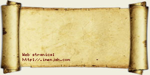 Anđela Tešović vizit kartica